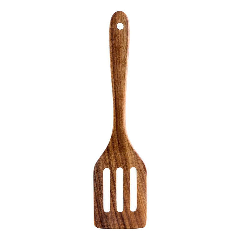 Lengthened Wood Spatula Non-stick Cooking Kitchenware Suit