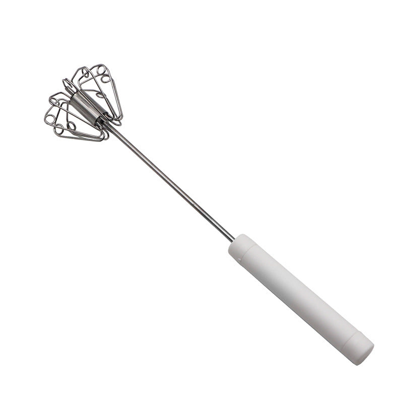 Stainless Steel Semi-automatic Whisk 10 Inch