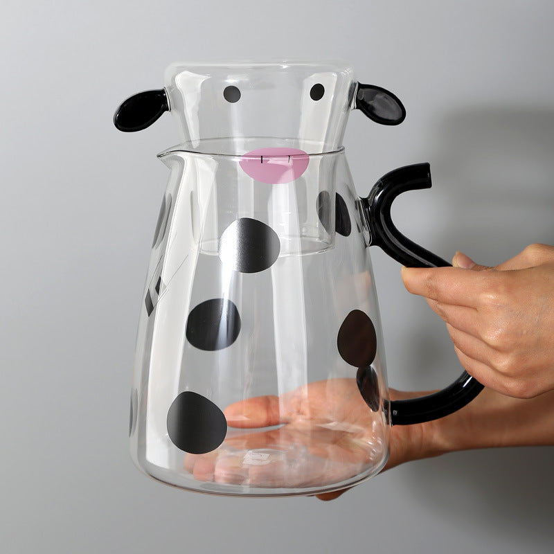 Creative Cold Water Jug Household Glass High Appearance And Lovely