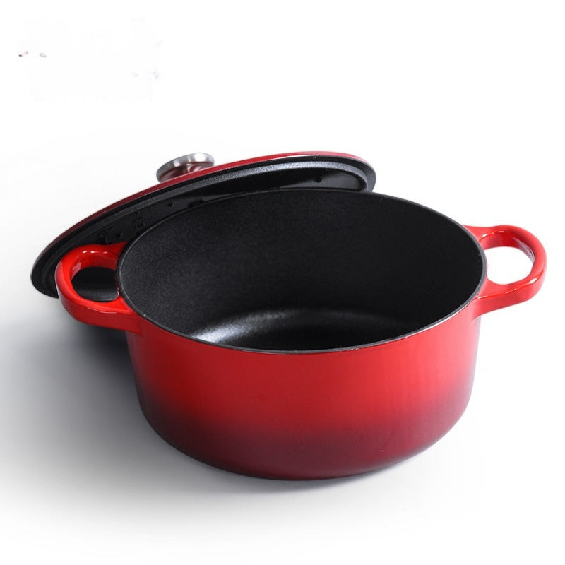 Iron Workshop Enamel Soup Pot