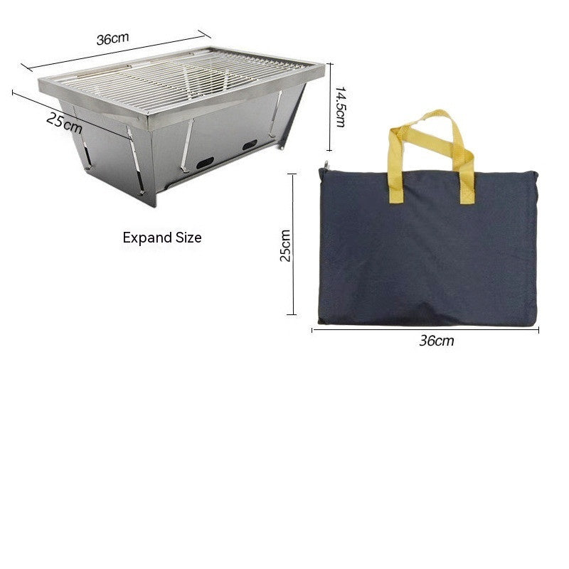 Outdoor Folding BBQ Grill Small Size