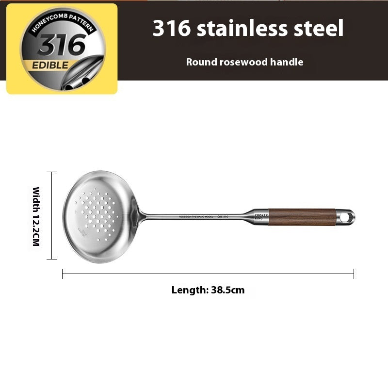 316 Stainless Steel Household Large Cooking Spoon