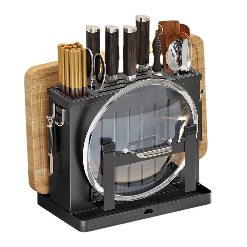 Household Stainless Steel Kitchen Chopsticks Storage Rack