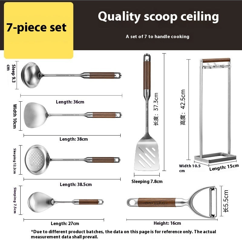 316 Stainless Steel Household Large Cooking Spoon