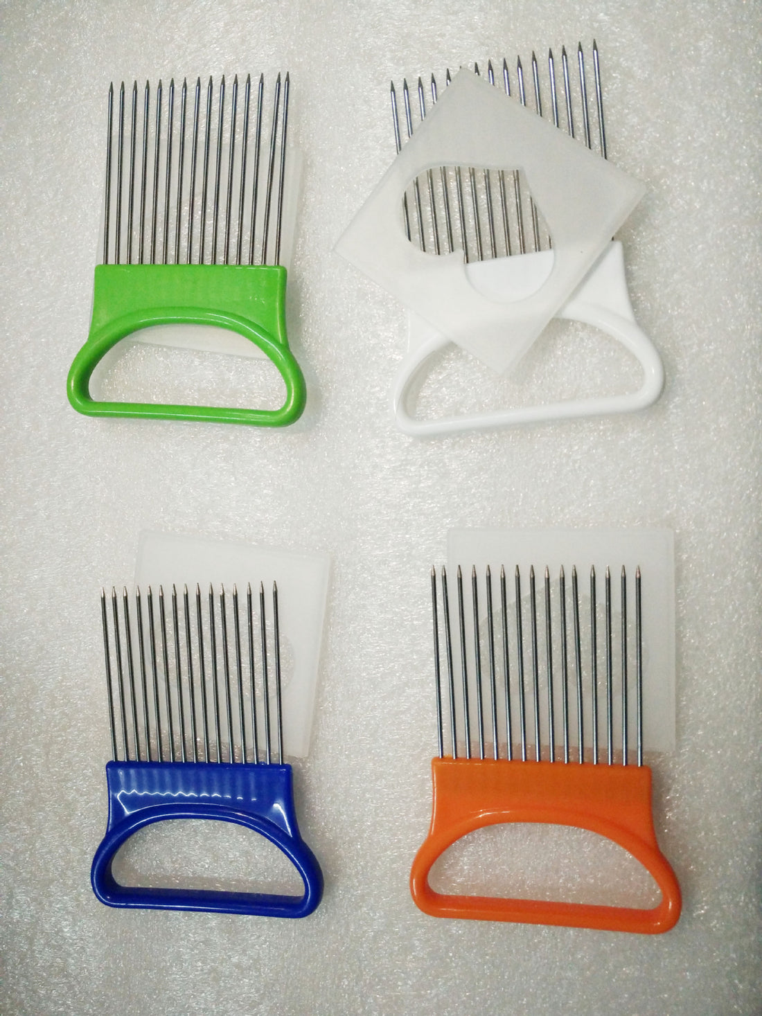 Stainless Steel Onion Needle Fruit And Vegetable Slice Holder