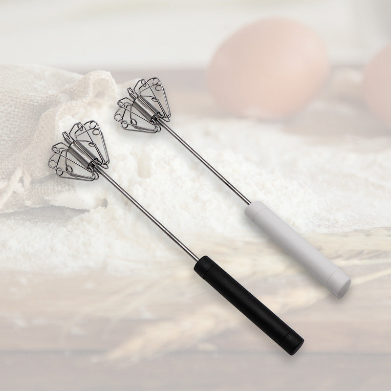 Stainless Steel Semi-automatic Whisk 10 Inch