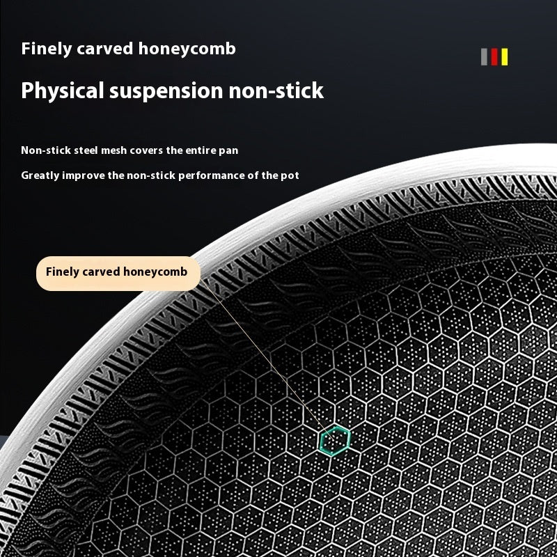 316 Steel Uncoated Frying Pan